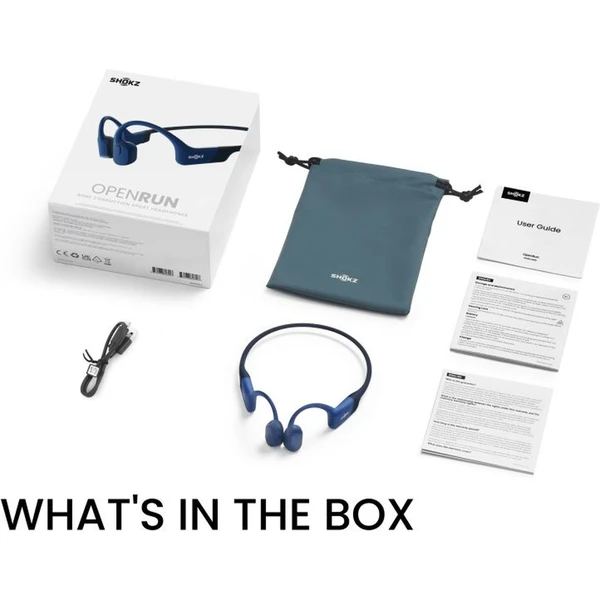 Shokz OpenRun (USB-C) bezdrátová sluchátka modrá - Sluchátka - Obrázek O9TA000N01