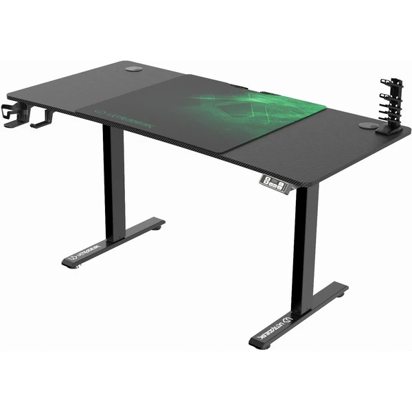 Ultradesk LEVEL V2 herní stůl s nastavitelnou výškou zelený - Stoly - Obrázek O9U6000P01