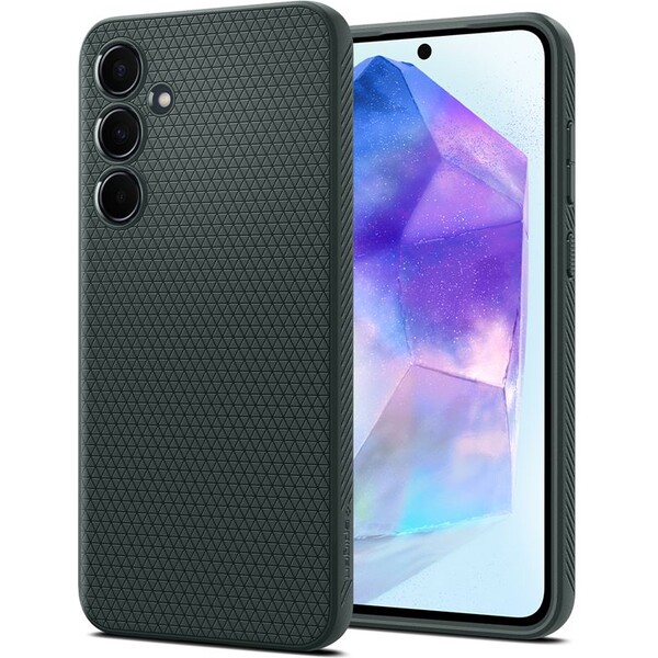 Spigen Liquid Air kryt Samsung Galaxy A55 zelený