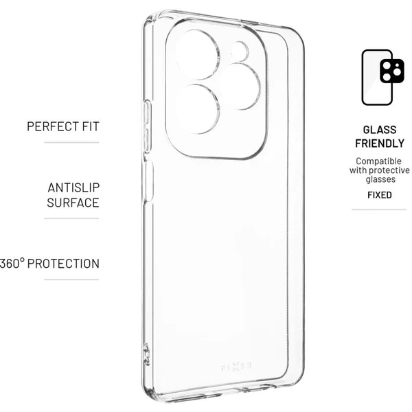 FIXED TPU kryt Tecno Spark 20 Pro čirý - Pouzdra - Obrázek O9W5000L01