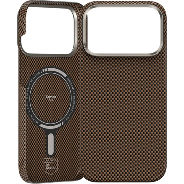Benks ArmorTint Kevlar MagSafe kryt iPhone 17 Pro DawnLight Gold - Pouzdra - Obrázek OACK000K01