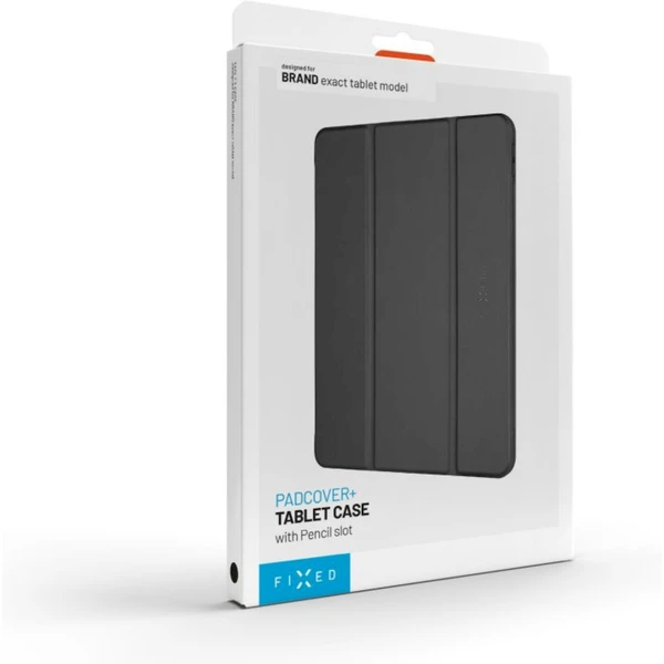 FIXED Padcover+ pouzdro se slotem pro Pencil pro iPad Air 13" (2024-2026) černé - Pouzdra - Obrázek OAS8000N01