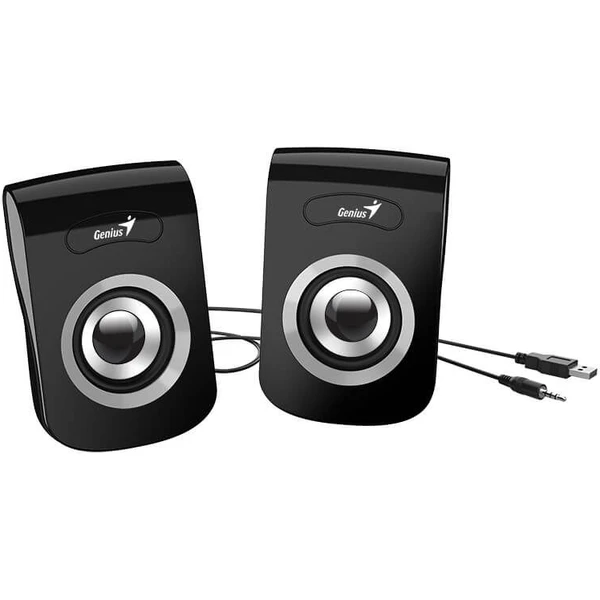 Genius SP-Q180 Iron Gray multimediální reproduktory 2.0 černo - Reproduktory - Obrázek OB58700301