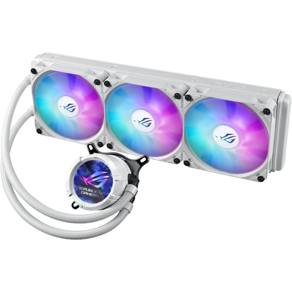 ASUS ROG STRIX LC III 360 ARGB LCD bílá - Chladiče - Obrázek OCB9000O01