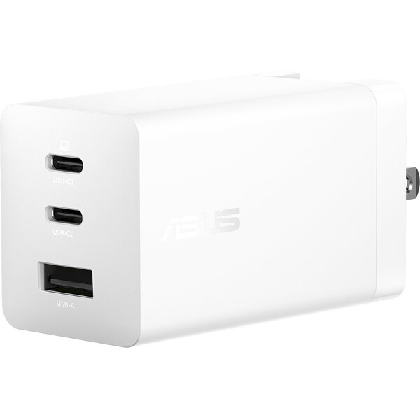 ASUS 100W 2C1A GaN nabíječka bílá Bílá