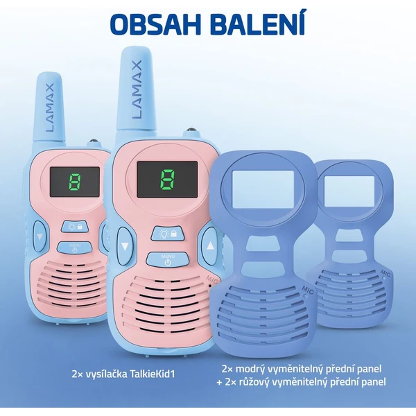 LAMAX TalkieKid1 vysílačky - Vysílačky - Obrázek ODAK000K01