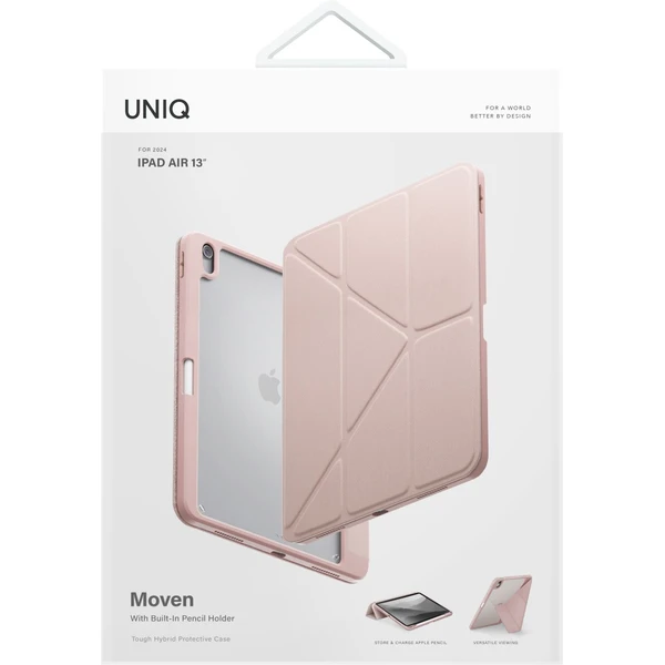 UNIQ Moven pouzdro iPad Air 13" (2024/2025/2026) růžové - Pouzdra - Obrázek ODD5000O01