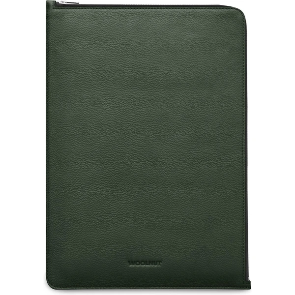 Woolnut Leather Folio kožené pouzdro MacBook Pro 16" tmavě zelené - Pouzdra - Obrázek ODG7000601