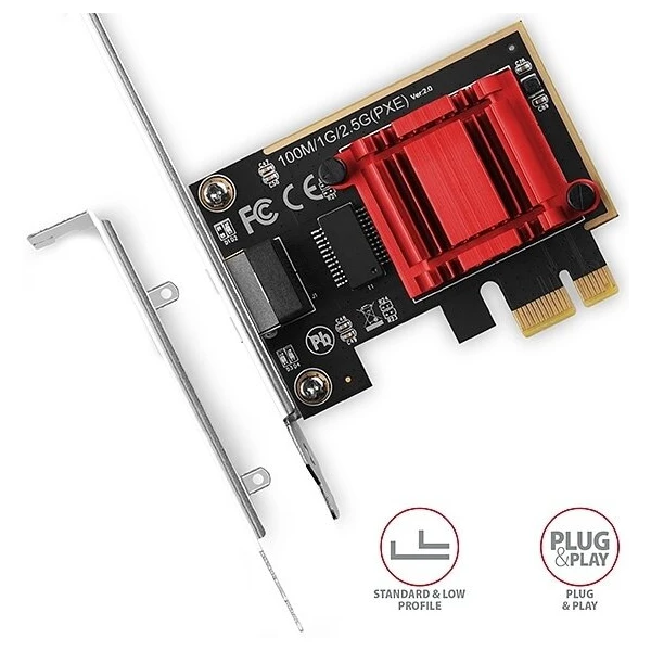 AXAGON PCEE-G25 2.5 gigabit síťová karta - Síťové karty - Obrázek ODS6000701