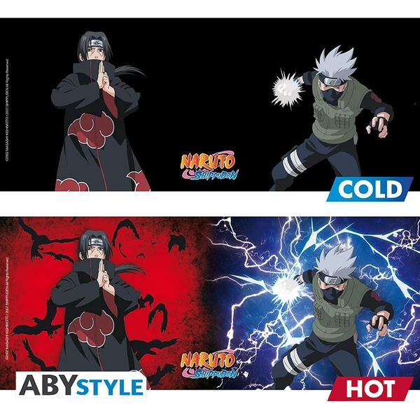Hrnek Abysse Corp Naruto Shippuden - Kakashi/Itachi (měnící se motiv) 460 ml - Hrnky - Obrázek ODXH000K01