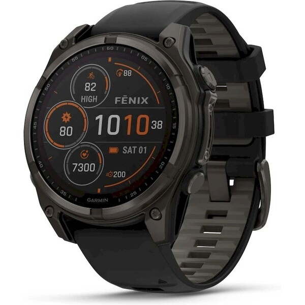 Garmin Fenix 8 Solar 47 mm titan žluté Titanová