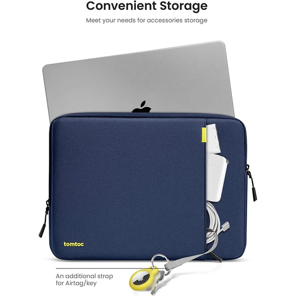 tomtoc Sleeve Kit 16" MacBook Pro námořní modrá - Pouzdra - Obrázek OEEO100501