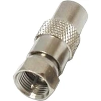 PremiumCord Koaxial F/PAL redukce stříbrná - Kabely a redukce