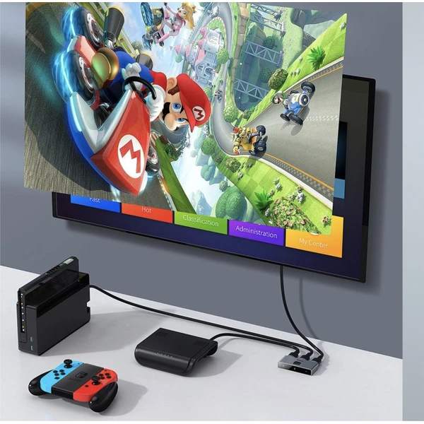 Baseus Matrix HDMI Splitter vesmírně šedý - Ostatní - Obrázek OF4HF00101