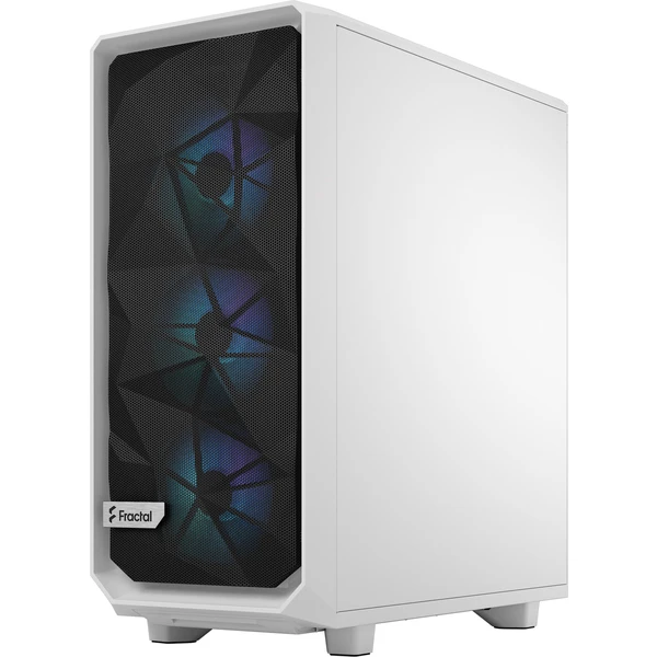 Fractal Design Meshify 2 Compact RGB TG skříň bílá - Počítačové skříně - Obrázek OF84000601