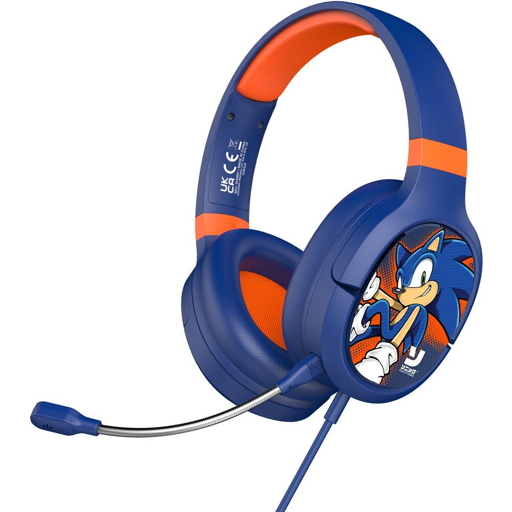 OTL PRO G1 drátová herní sluchátka s motivem Sonic modrá