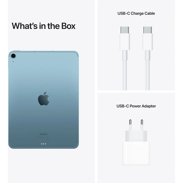 Apple iPad Air 256GB Wi-Fi + Cellular modrý (2022)  (Kategorie C) - Tablety - Obrázek OFYX600301