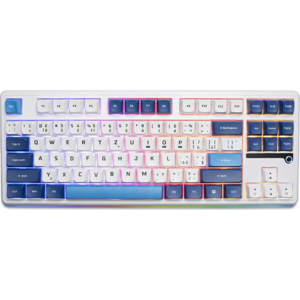 TIGO Aurora Outemu Sunset herní klávesnice (CZ/SK) bílá