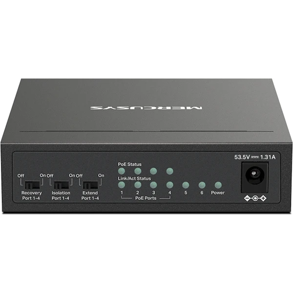 Mercusys MS106P switch - Switche - Obrázek OGEF000K01