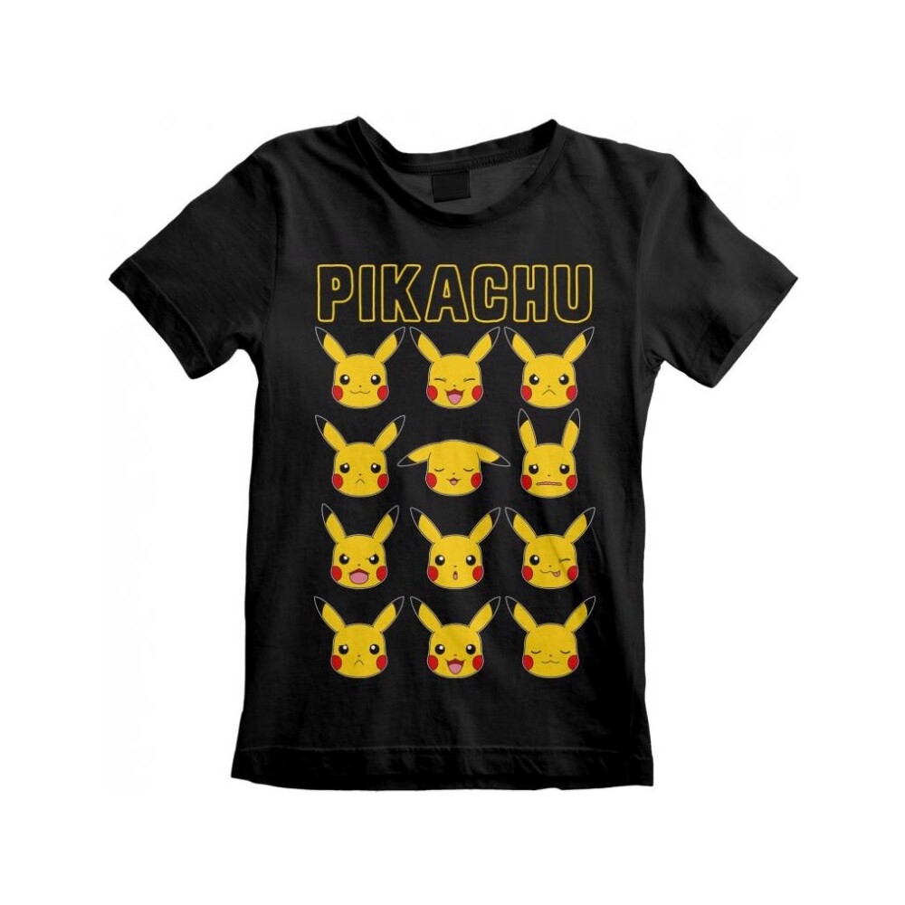Tričko dětské Pokémon - Pikachu Faces (5-6 let)