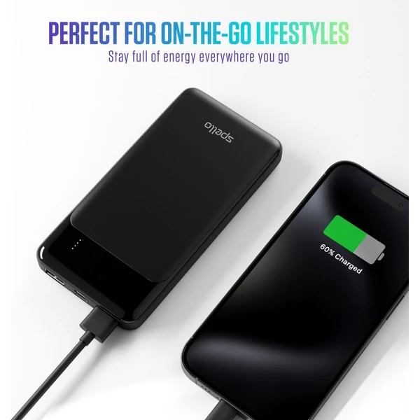 Spello Slim Powerbanka, 10000mAh černá - Powerbanky - Obrázek OGPD000K01