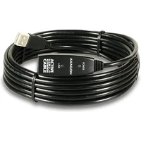 AXAGON ADR-215 USB-A/USB-A prodlužovací kabel 15m černý - Kabely a redukce