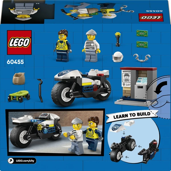 LEGO City 60455 Honička na policejní motorce - LEGO - Obrázek OH5G000K01