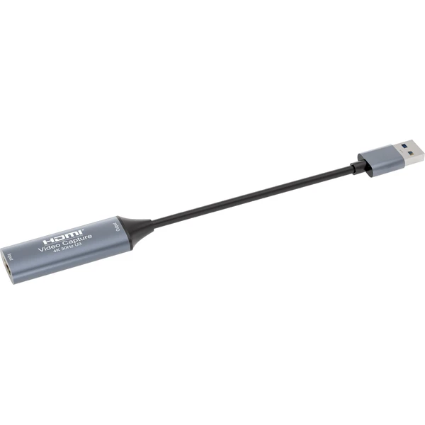 PremiumCord HDMI capture/grabber USB-A šedý - Záznamová zařízení - Obrázek OH8L000K01