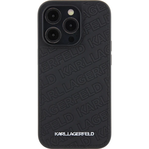 Karl Lagerfeld PU Quilted Pattern kryt iPhone 15 Pro Max černý - Pouzdra - Obrázek OHI8000601