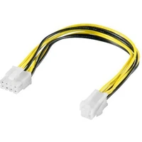 PremiumCord redukce napájení 8pin/M zdroj na P4 4pin/F - Kabely a redukce
