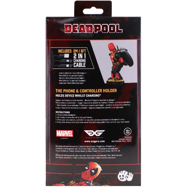 EXG Cable Guys Marvel - Deadpool ('Bringing Up The Rear') - Figurky - Obrázek OI0O100501
