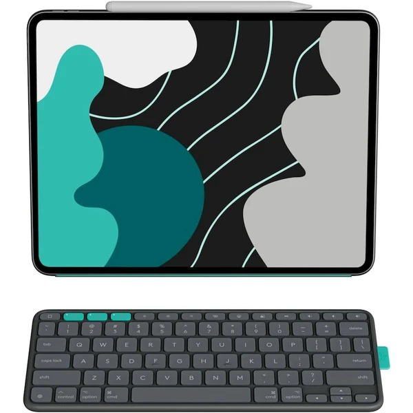 Logitech Flip Folio pro iPad Pro (M4, M5) a Air 11' (M2, M3) CZ grafitové - Pouzdra s klávesnicí - Obrázek OI8G000J01