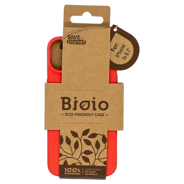 Forever Bioio zadní kryt pro Apple iPhone 14 (6,1") červený Červená