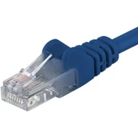 PremiumCord RJ45/RJ45 Cat5e UTP patch kabel 2m modrý - Kabely a redukce