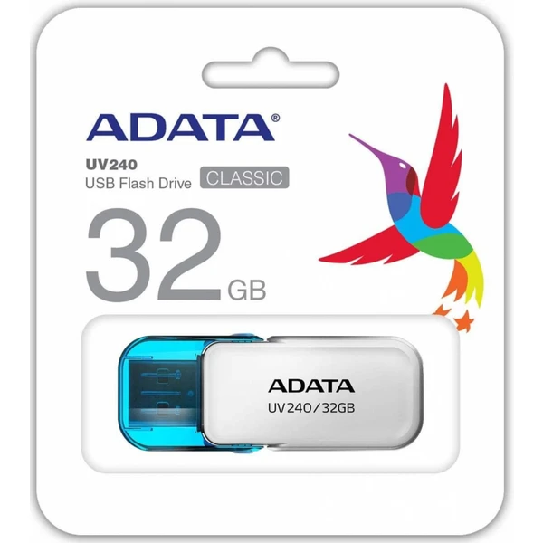 ADATA Flash Disk 32GB UV240 bílá - Flashdisky - Obrázek OKKVF00101