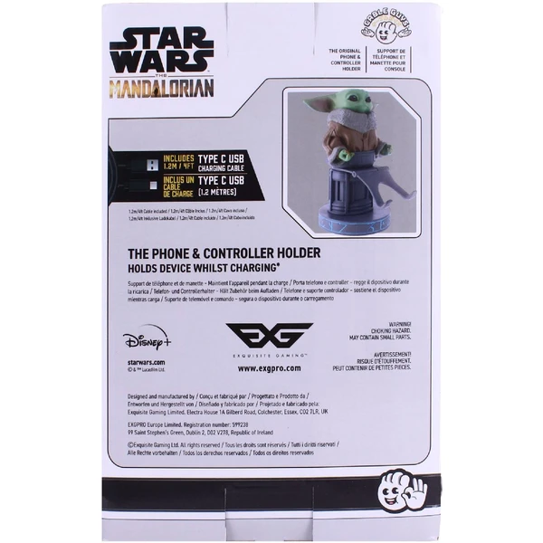 EXG Cable Guys The Mandalorian - Grogu Seeing Stone - Figurky - Obrázek OL0O100501