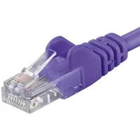 PremiumCord RJ45/RJ45 Cat6 UTP patch kabel 5m fialový - Kabely a redukce