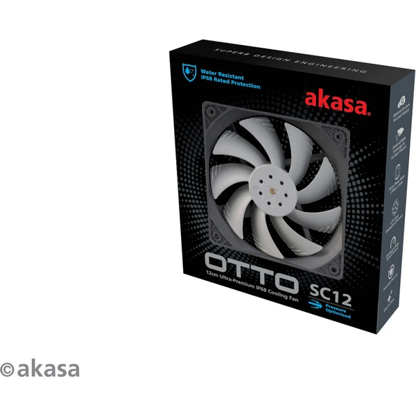 Akasa OTTO SC12, 120mm, šedá - Ventilátory pro PC - Obrázek OL4X600301