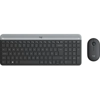 Logitech Slim Wireless Combo MK470 myš + klávesnice grafitová CZ - Pouzdra s klávesnicí