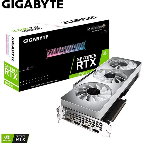 GIGABYTE NVIDIA GeForce RTX 3070 Ti VISION OC 8G 8GB LHR