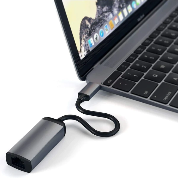 Satechi USB-C/RJ45 redukce vesmírně šedá - Kabely a redukce - Obrázek OLIE100401