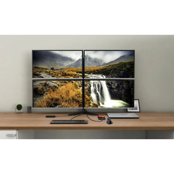 i-tec USB-C Quattro Display Docking Station with Power Delivery 85 W - Dokovací stanice - Obrázek OLRN200401