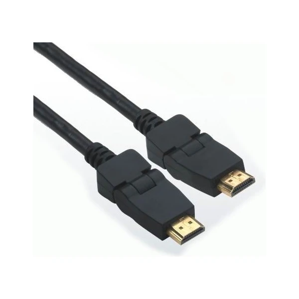 PremiumCord HDMI/HDMI kabel s otočnými konektory 15m černý - Kabely a redukce - Obrázek OLSU000501