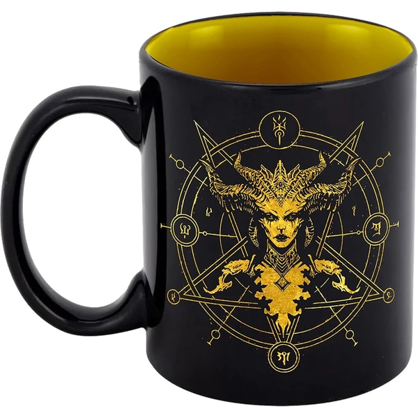 Keramický hrnek Diablo IV - Lilith Gold Edition 330 ml (dárkové balení) - Hrnky - Obrázek OMGG000K01