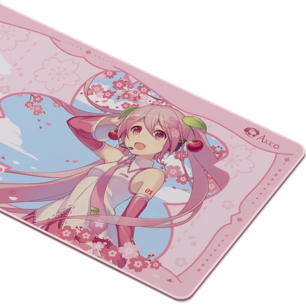 Akko x Sakura Miku podložka pod myš a klávesnici - Podložky - Obrázek ONQG000K01
