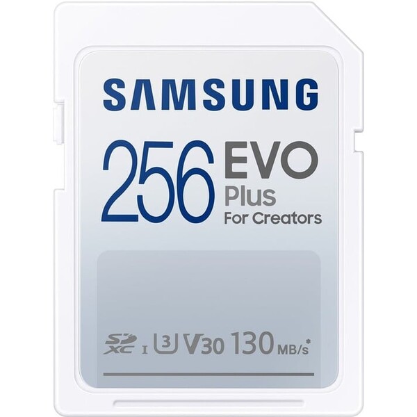 Samsung SDXC 256GB EVO Plus UHS-I U3 (Class 10) MB-SC256K/EU