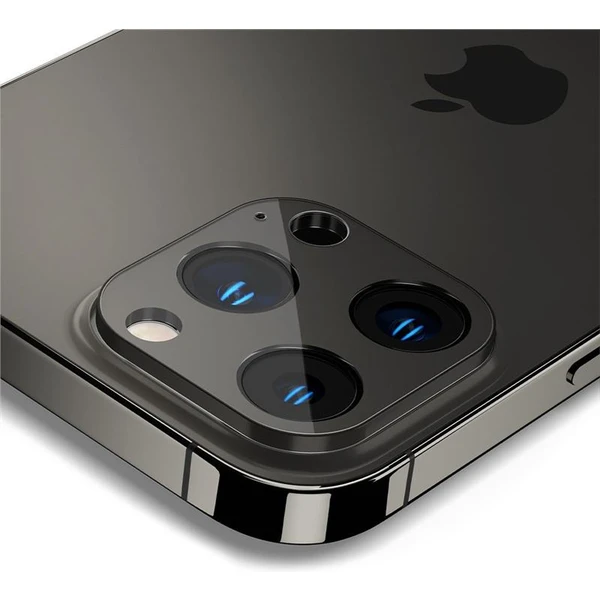 Spigen tR Optik 2 Pack tvrzené sklo na fotoaparát iPhone 13 Pro/13 Pro Max černé - Ochranné folie a skla - Obrázek OQEZ600301
