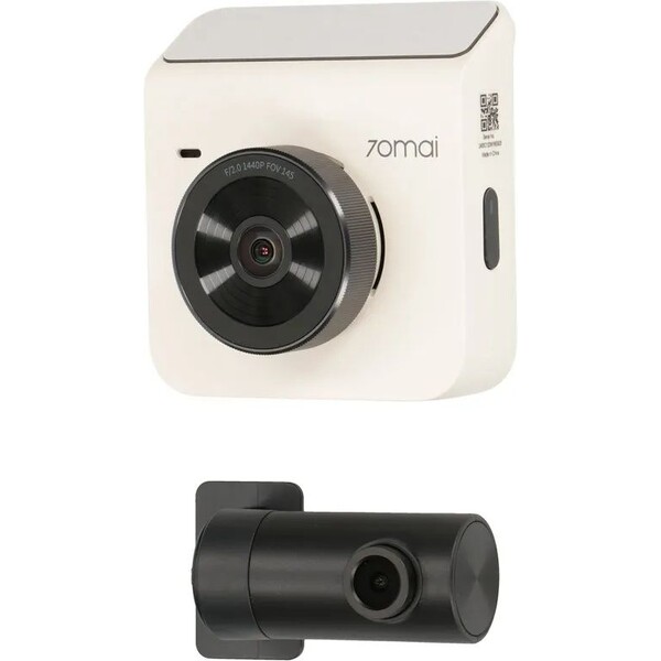 70Mai Dash Cam A400 + RC09 Rear Camera Bílá