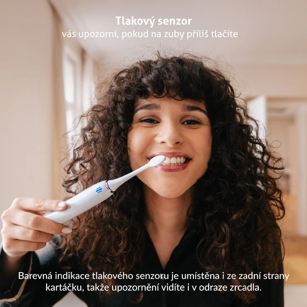 TrueLife SonicBrush Clean70 UV sonický kartáček bílý - Zubní kartáčky - Obrázek OQUL000K01