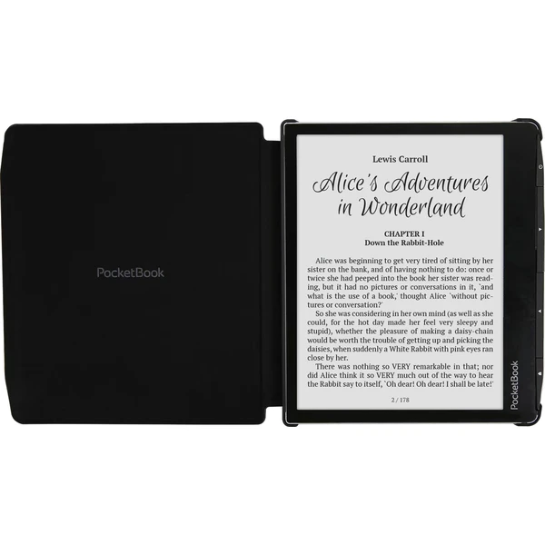 POCKETBOOK Shell pouzdro pro 700 černá kůže - Pouzdra - Obrázek OQYH300401